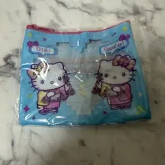 ハローキティ マツケン ガチャガチャ サンバ カプセルトイ ラメクリアポーチ