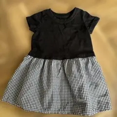 ギンガムチェックワンピース　80
