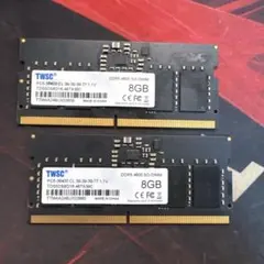 TWSC DDR5 4800 8GB メモリ 2枚セット 本体 - メルカリ