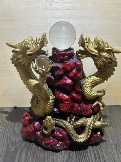 赤い 置物 風水 羊の置物 赤い帯付き やぎ 置物 風水 山羊 オブジェ