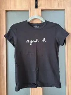 agnès b. ブラック Tシャツ T1