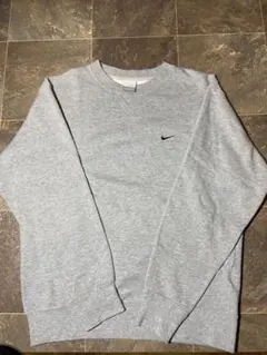 【希少】ナイキ☆銀タグ 刺繍ワンポイントロゴ 裏毛 スウェット 90s
