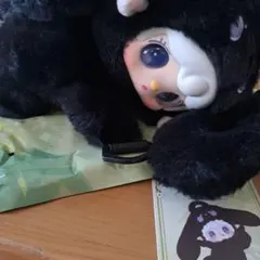 新品 ブラックウサギ ぬいぐるみ ポシェット Yooki v8 公式