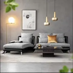 【極美品】アルモニア Bella curva 3P+カウチセット ラージ
