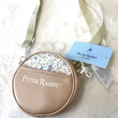 5r190 ピーターラビット　バッグ　ポシェット　可愛い　ベージュ