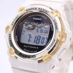 Baby-G BGR-3003 レディース 腕時計 ホワイト タフソーラー 稼働