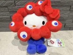 定価　大阪関西万博限定　サンリオ　ミャクミャク　ぬいぐるみ　M ハローキティ