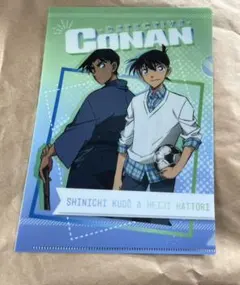 名探偵コナン 工藤新一 服部平次 ミニクリアファイル 特典 コナンプラザ