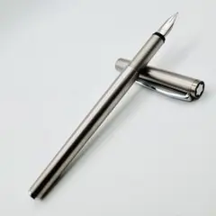 極美品 モンブラン 万年筆 ノブレス シルバー ステンレス 希少 筆記具