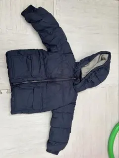 ネイビー フード付きジャケット 4ポケット