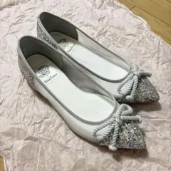 Emma Frances グリッター バレエシューズ