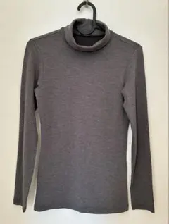 UNIQLO ヒートテックエキストラウォーム　長袖　タートルネック　S グレー