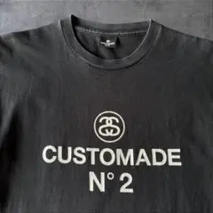 STUSSY CUSTOMADE N°2 ブラック Tシャツ　M