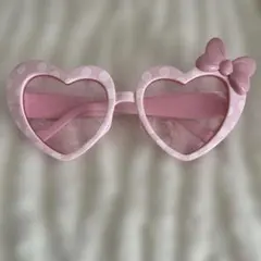 ミニーマウス ハート型サングラス ピンク