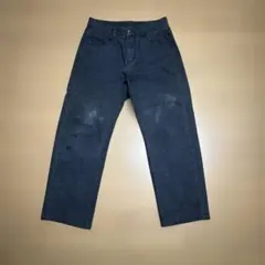 ダークブルーストレートレッグデニム