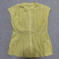 ✴︎✴︎新品タグ付きOPAQUE.CLIPオペークドットクリップCシワブラウスのサムネイル