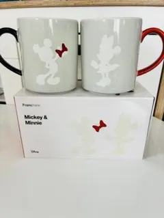 Francfranc Mickey & Minnie ペアマグカップのサムネイル