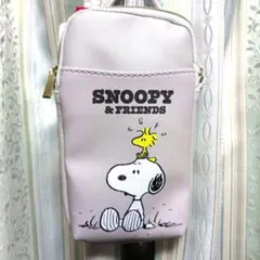 【スヌーピー】PUスマホショルダーバッグ