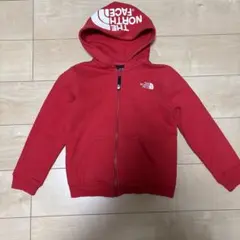 【値下げ交渉&即購入可能】THENORTHFACEパーカー赤　130センチ