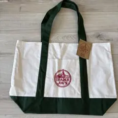 TRADER JOE'S エコバッグ　トートバッグ大　グリーン