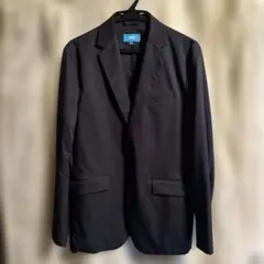 wjk ストレッチ セットアップ スーツ L ブラック ジャケット パンツ