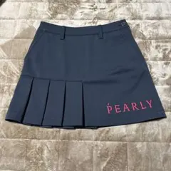 パーリーゲイツ スカート 00 SSネイビー 黒 赤 着用回数少なめ