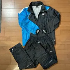 YONEX ジャケット パンツセット S 青/黒