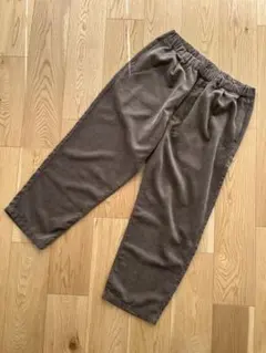 MUJI Labo ムジラボ　コーデュロイワイドパンツ　ブラウン