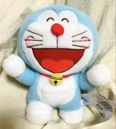 新品　ドラえもん　赤いほっぺ　Lぬいぐるみ　バンザイポーズ