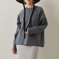 ✨美品✨ 24SS Whim Gazette スムースラグランプルオーバーのサムネイル