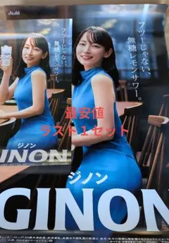 ス*ー様 吉岡里帆 GINON 店外ポスター 吊り下げ式縦1300 - メルカリ