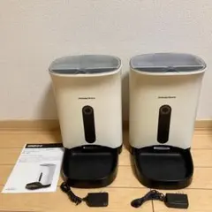 【2台セット】カリカリマシーン PF-102 自動給餌器 うちのこエレクトリック