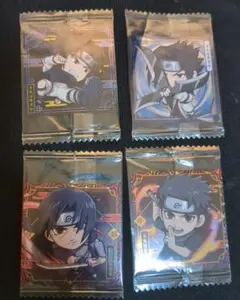 ナルトウエハース　うちは　4枚セット