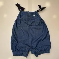 POLO デニム風ロンパース　70cm
