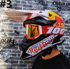 ゴーグル付き～ATV バイク オフロードヘルメット フルフェイスヘルメット XLのサムネイル