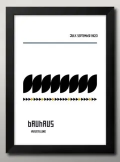 15981■ポスター アート 絵画『バウハウス　BAUHAUS』A3 マット紙