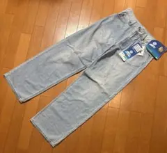 新品☆ しまむらのクロッシープレミアム素肌すずやか股上深めワイドデニムパンツのサムネイル