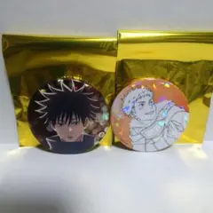呪術廻戦 マルキューブ ホロ缶バッジ 伏黒恵 虎杖悠仁