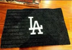 【新品❣️】LA　多目的ラグ　バスマット　黒　ブラック
