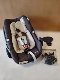 美品】サイベックスチャイルドシートシンプリーフラワーズ（ヌード