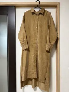 シャツワンピ ロングワンピース