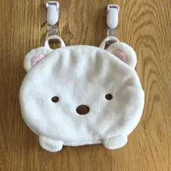 記名なし 移動ポケット すみっコぐらし しろくま ティッシュポーチ
