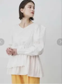 新品 BUNON タックラッフルカラー 付け襟 つけ襟 白 - メルカリ