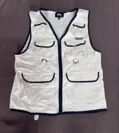 stussy フィッシングベスト 千鳥格子 ショーン文字 Mサイズ stussy フィッシングベスト 千鳥格子 ショーン文字 Mサイズ - メルカリ