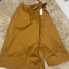 UNIQLO リボン付きマスタードキュロット S