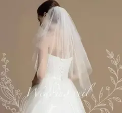 ✽ウェディングベール　白　結婚式　二次会　人気　新品アイテム ✽