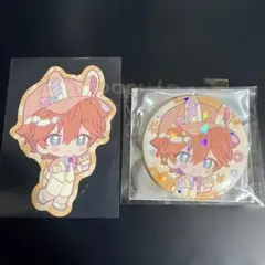 あんスタ アニカフェ 缶バッジ ステッカー スバル