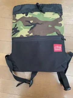Manhattan Portage 黒/迷彩柄リュック・バックパック 男女兼用