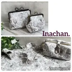 ⭐️リバティ生地使用⭐️ハンドメイド がま口&コンビニエコバッグ