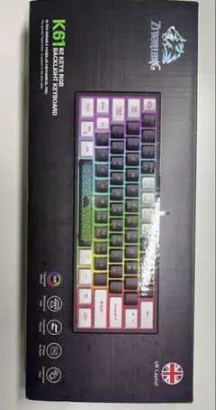K61 RGBバックライト有線キーボード